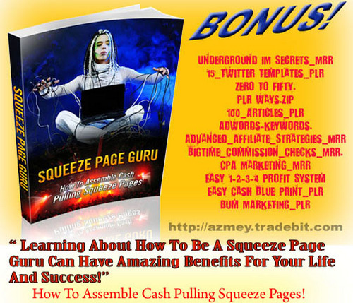 Product picture Squeeze Page Guru