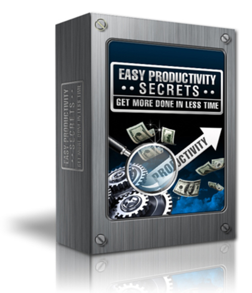 Product picture Easy Productivity Secret, internet marketer