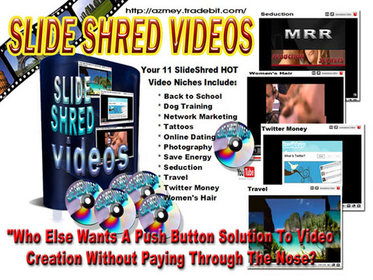 Product picture Slide Shred Videos