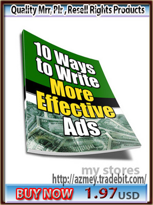 Product picture 10 Ways to Write More Effective Ads