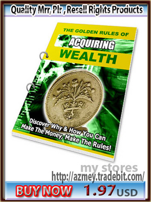 Product picture The Golden Rules of Acquiring Wealth