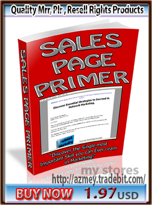 Product picture Sales Page Primer