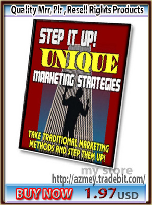 Product picture Step It Up - Unique Marketing Strategies