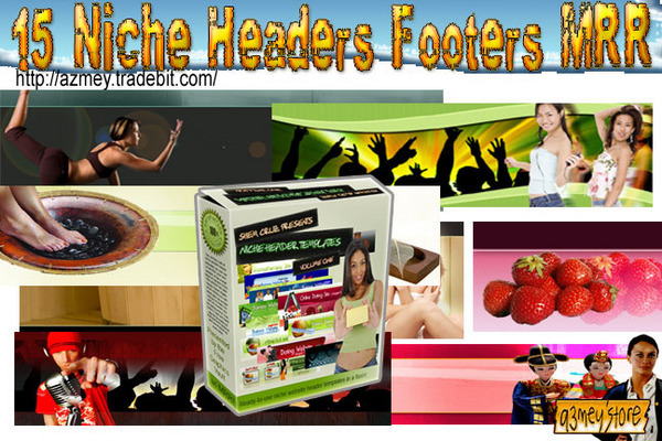 Product picture 15 NICHE HEADERS FOOTERS