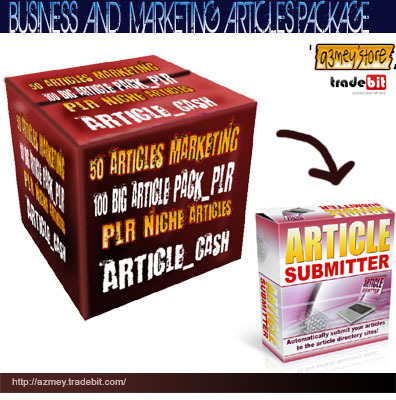 Product picture Articles Pack and Article Submitter Software